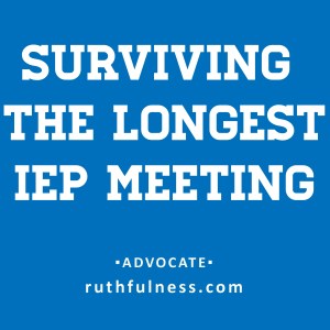 surviving the IEP meeting